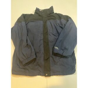 Columbia Mens 2XL Blue Black Bugaboo Interchange Omni Tech Ski 3-in-1 Jacket